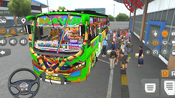 💥New Sri Kumaran TN Private Bus simulator Indonesia Best Map Mod Gaming Video