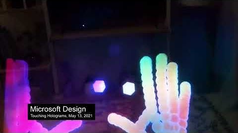 You can interact with holograms now | Microsoft Hololens 2 by Microsoft Design | Hologram Reality