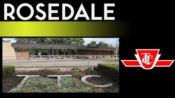 TTC Yonge-University Subway - Rosedale Station Walkthrough