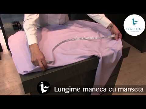 Braiconf MADE TO MEASURE - Tutorial masurare camasa.