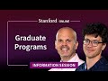 Information session stanford graduate degrees certificates and courses i 2024