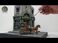 Crafting  a London DIORAMA: Foam, Balsa Wood | TUTORIAL step by step DIY