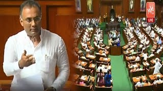 Dinesh Gundu Rao Assembly Speech 2019 on HDK Floor Test || BJP Leader Fight in Karnataka Assembly