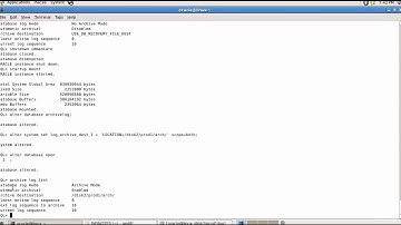 062 Oracle DBA Complete Tutorial -  Archival Log Mode Demo