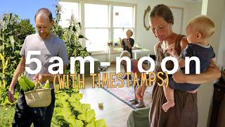 Vår MORGONRUTIN som en familj på 7!