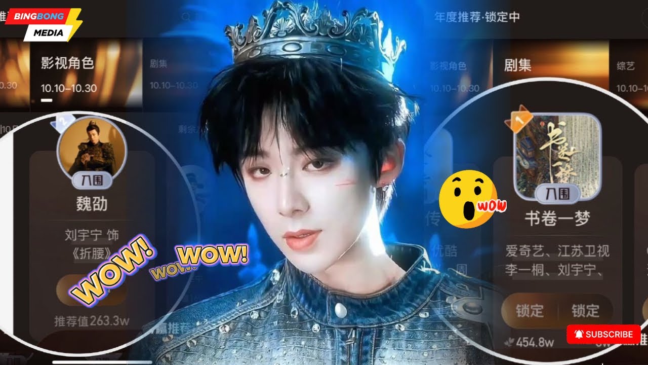 Лю Юйнин вошёл в топ-3 во всех пяти категориях на Weibo Vision 2025.