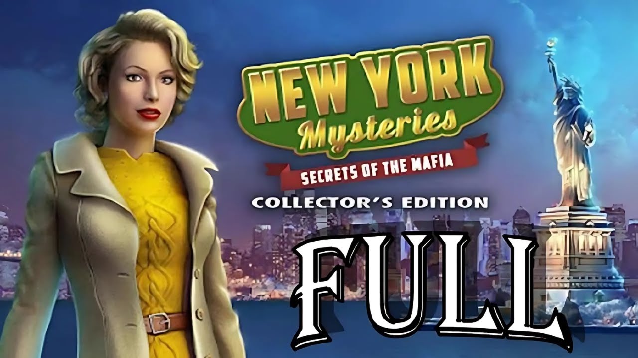 New Update New York Mysteries 1: Secrets of the Mafia Full Walkthrough Collector's Edition - ElenaBionGames