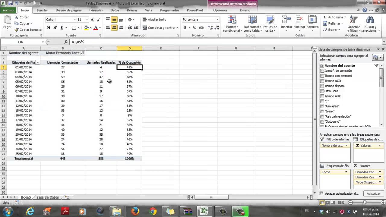 Tablas Dinamicas y Segmentacion de datos - YouTube