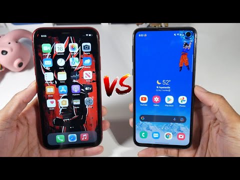 Samsung Galaxy S10e VS iPhone XR (Speakers, Speed Test & PUBG Graphics) 2021-2022