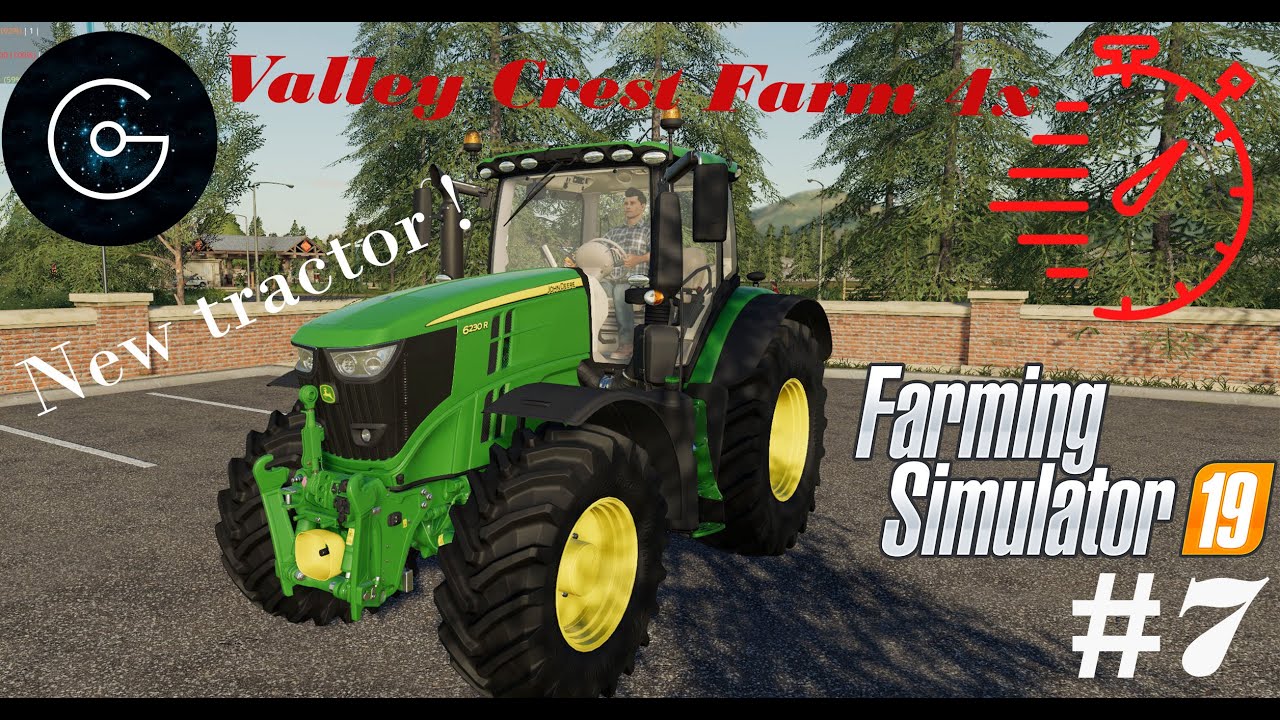 New Tractor ! Farming Simulator 19 Timelapse Valley Crest Farm 4X
