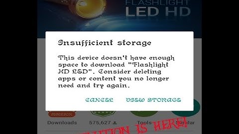 Solution to Insufficient Storage on Google Playstore: Android Phones