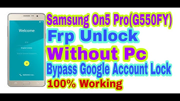 Samsung On5 Pro(G550FY)Frp Unlock Without Pc||Bypass Google Account Lock 100% Working By Tech Babul