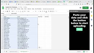 Using google sheets to automate Hr on-boarding process