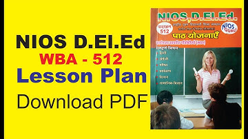 Solved Lesson Plan(WBA)download pdf