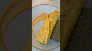 Sweet &amp; Savory Spring Onion Omelette with Spicy Mayo 🍳