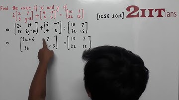 Matrices  Exercise 8.2 Q 11(new) ICSE Class X | IIT JEE