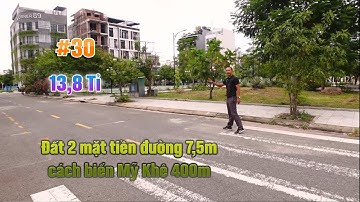 ĐẤT BIỂN MỸ KHÊ | Lô đất 2 mặt tiền đường 7,5m gần công viên, cách biển 400m