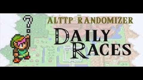 Evanidus vs ajneb174 vs Stogietown vs Yagamoth, Open mode. ALTTP Randomizer Daily Race