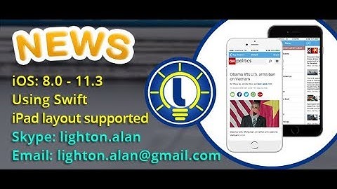 RSS News Native iOS App