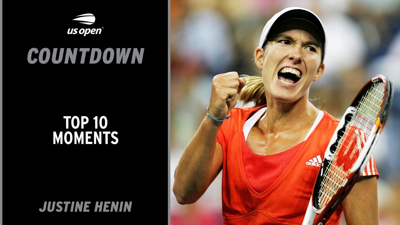 Justine Henin | Top 10 Moments | US Open