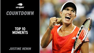 Justine Henin | Top 10 Moments | US Open