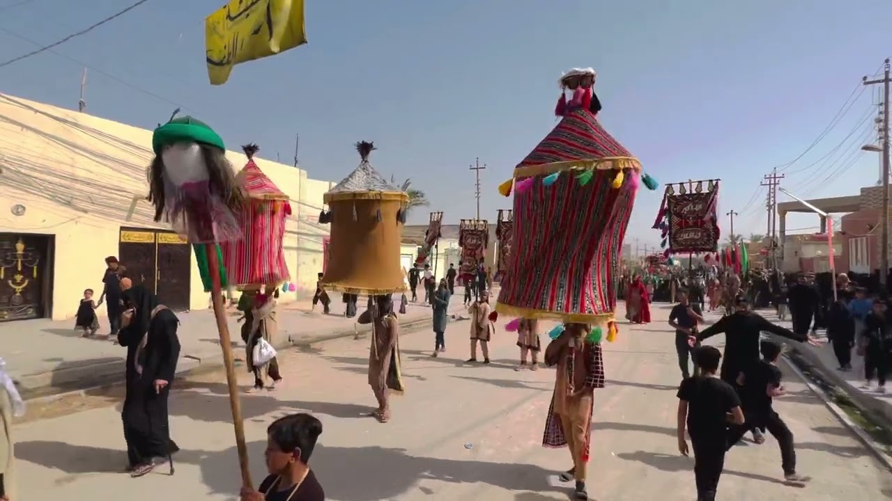 مسيرة اهالي الشنافيه هيئة سبايا الرؤوس المنحورة يوم 9 / 1444