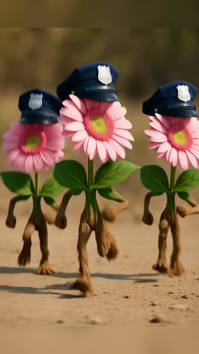 The Great Flower Escape 🌼🚓  Funny Plant Chase