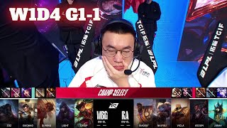WBG vs RA - Game 1 | Week 1 Day 4 LPL Spring 2024 | Weibo Gaming vs Rare Atom G1