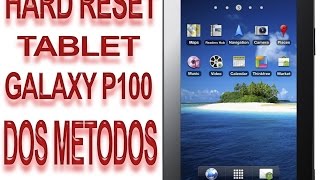 Hard Reset Tablet Samsung Galaxy P100