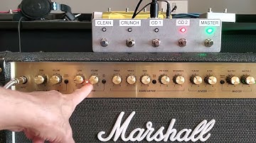 Custom 5-Way MIDI Footswitch for Marshall DSL40CR/DSL100HR (Similar to PEDL-91016)