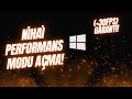 Windows 10 Performans Modu Açma | (+30FPS)