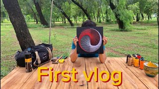 Yin yang string art | vlog # 1