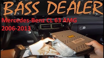 Mercedes-Benz CL 63 AMG C216 2006-2013 How To Remove Original Navigation / Radio Removal