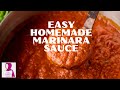 Easy Homemade Marinara Sauce | Made with Fresh Tomatoes