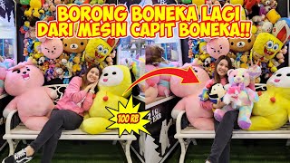 MODAL 100RIBU BISA DAPET BANYAK BONEKA!! BORONG BONEKA LAGI DARI MESIN CAPIT..!!