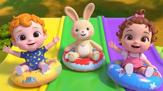 Bunny Over the Mountain | Fun Adventure Song for Kids 🐰⛰️ | Toonzy Wheels kids 