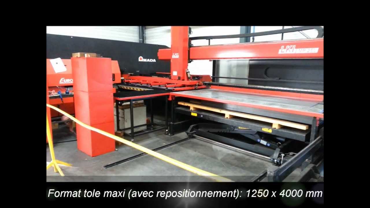 Poinconneuse CN AMADA EUROPE 258 occasion - DIDELON MACHINES OUTILS