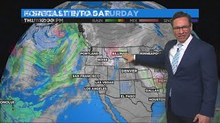 Lots Of Cloud Control Before Two Fronts Push Through