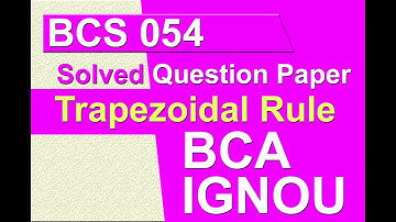 [BCS 054 Solved Question Paper] [BCS-054 Question Paper] BCS-054 Important Questions IGNOU BCA #EXAM