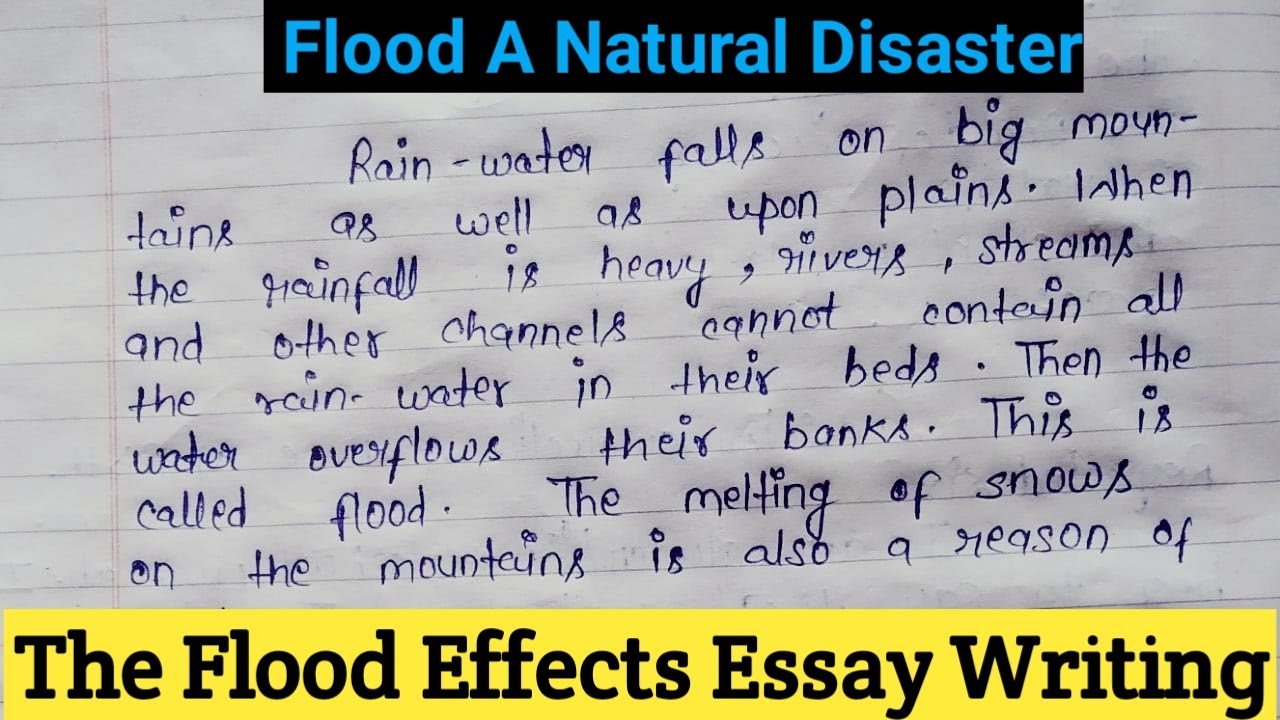 essay help flood victims