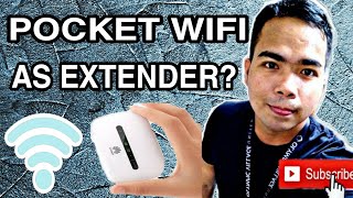 HOW TO TURN POCKET WIFI AS A WIFI EXTENDER