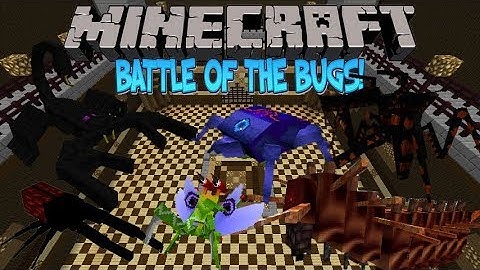Minecraft Mob Battles : BATTLE OF THE BUGS!