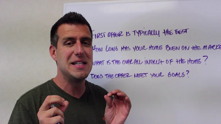 Should you accept the first offer on your home?