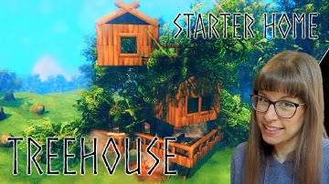 Valheim | Best Starter Base | Treehouse Build