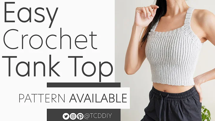 How to Crochet An EASY Tank Top | Pattern & Tutorial DIY