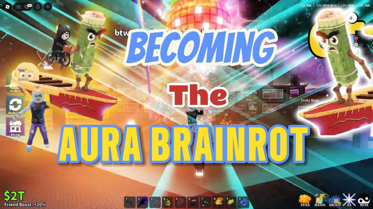 Event Becoming the Aura Brainrot - Steal A Brainrot #stealabrainrot ...
