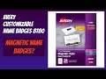 REVIEW (2026): Avery Customizable Name Badges 8780. Features