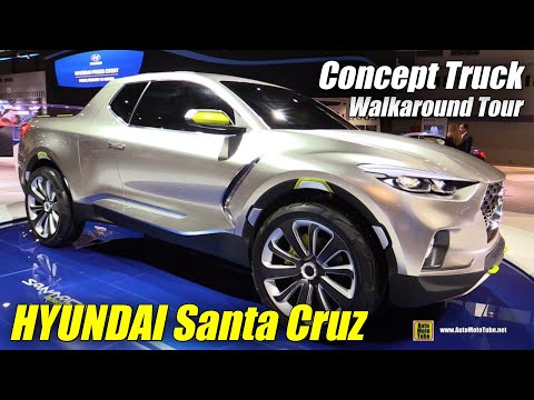 Hyundai Santa Cruz CrossOver Truck Concept - Exterior Walkaround - 2015 Chicago Auto Show