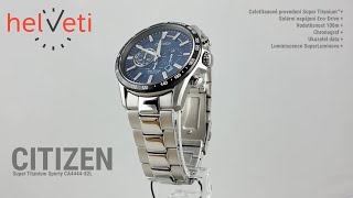 Reloj Citizen Eco Drive Super Titanium Hombre CA4444-82L