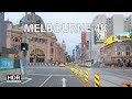 Melbourne 4K - Driving Downtown - Australia